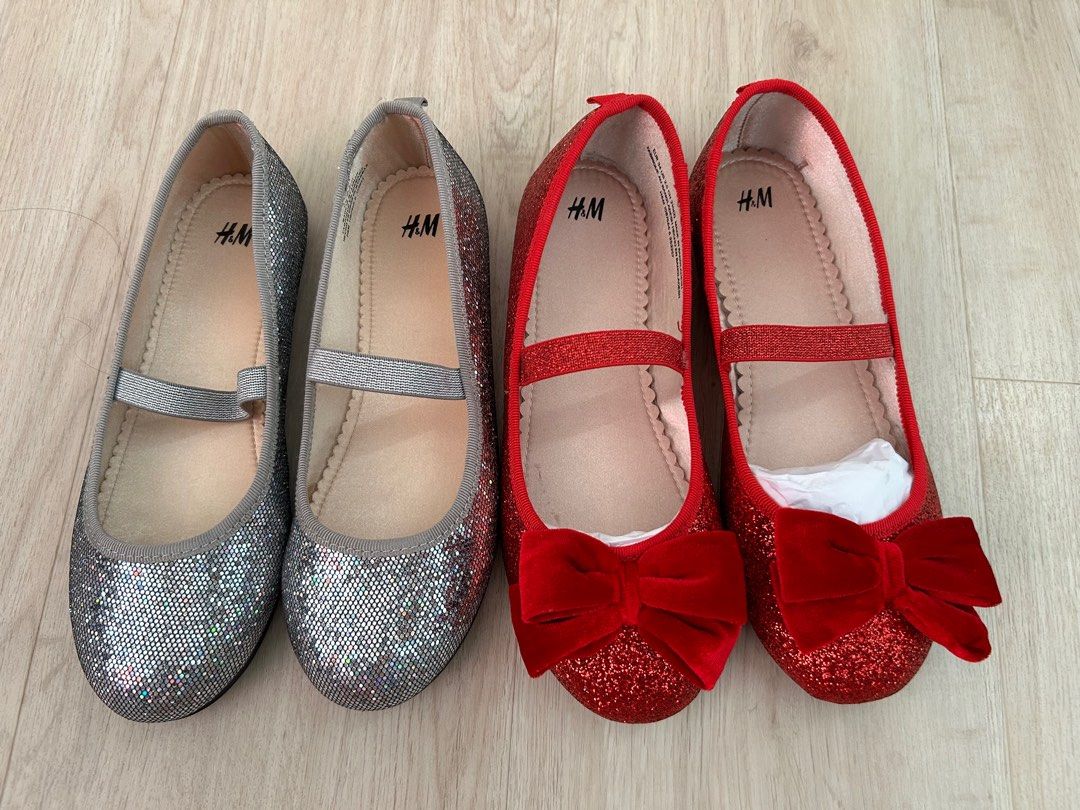 Girls red cheap sparkly shoes