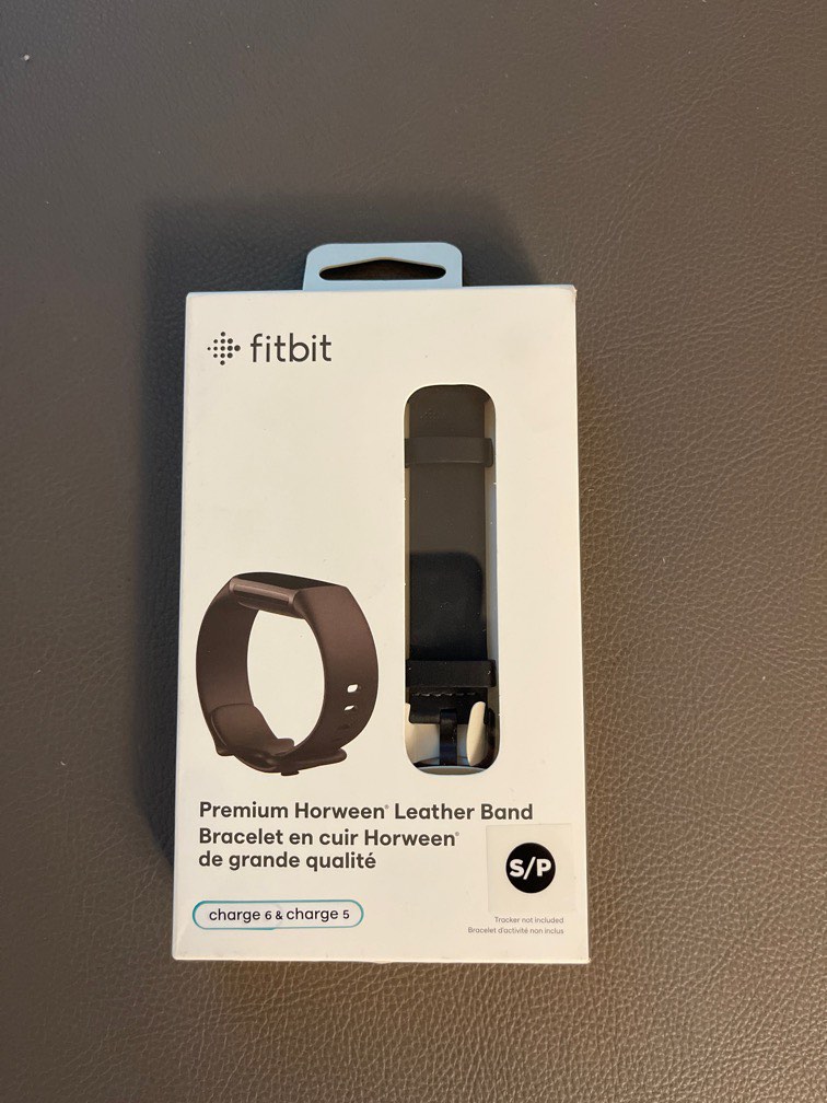 Sense & versa 3 premium hotsell horween leather fitness tracker band