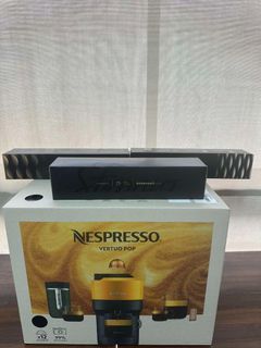Brand New Nepresso Vertuo Pop LIQUORICE BLACK GDV2-EU-BK-NE with free 3 boxes of capsules