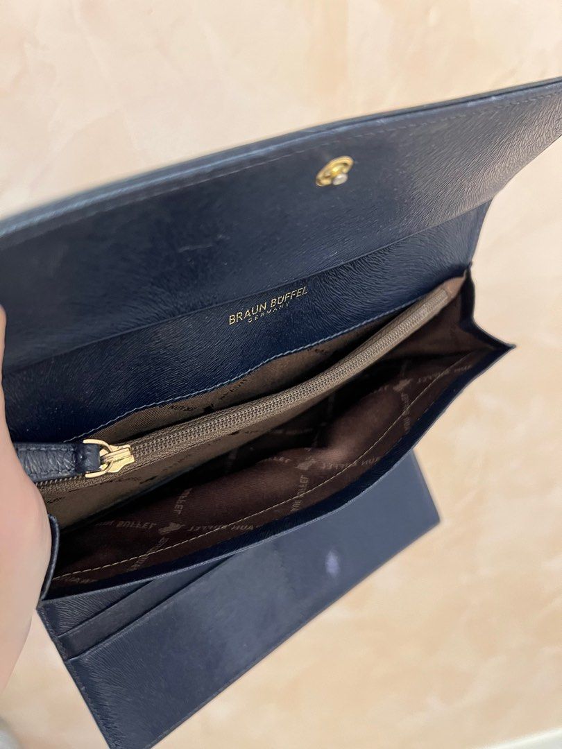 Braun buffel long shop wallet