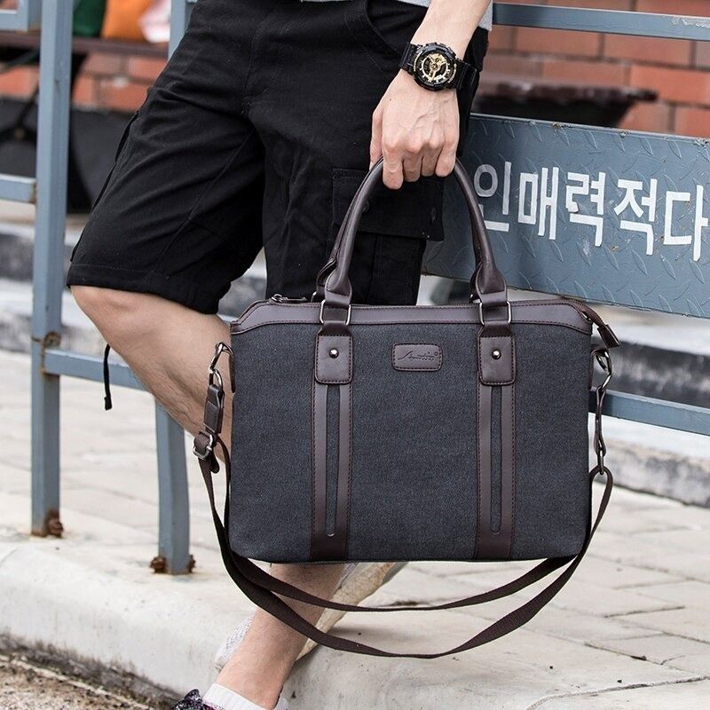 Men's crossbody briefcase top