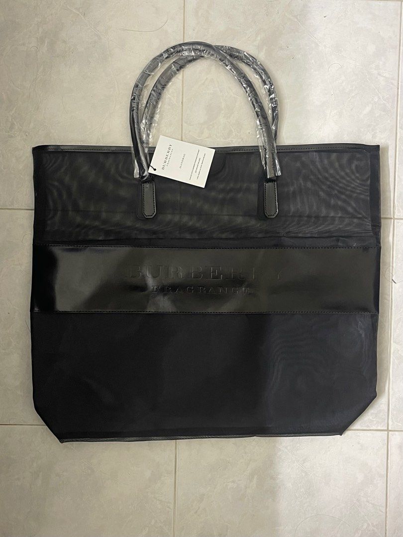 Burberry Fragrance Black Tote Bag