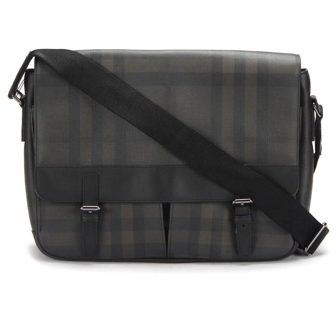 Burberry smoked shop check crossbody bag