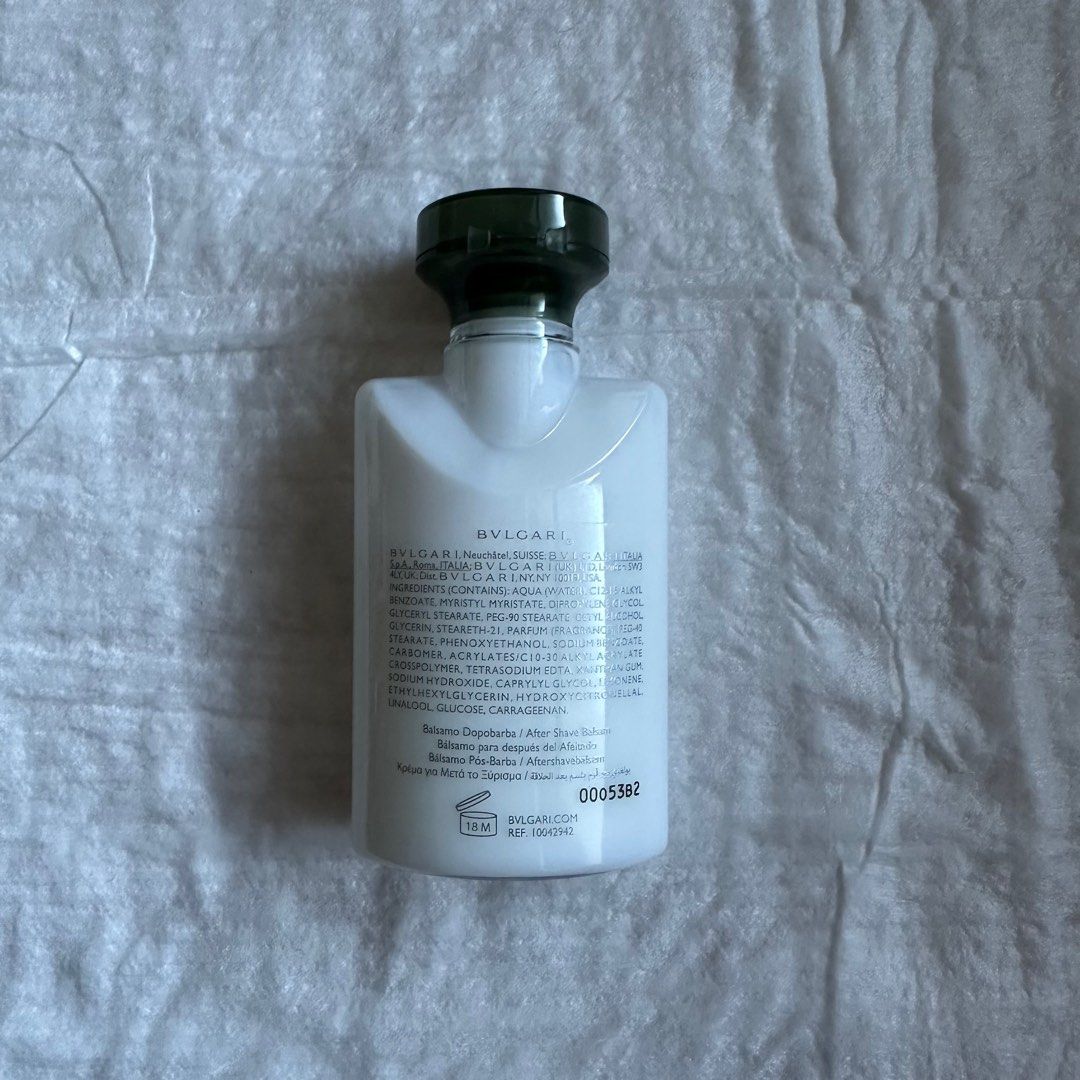 Bvlgari Pour Homme After Shave Balm Mini Bottle 40ml Beauty Personal Care Face Face Care on Carousell