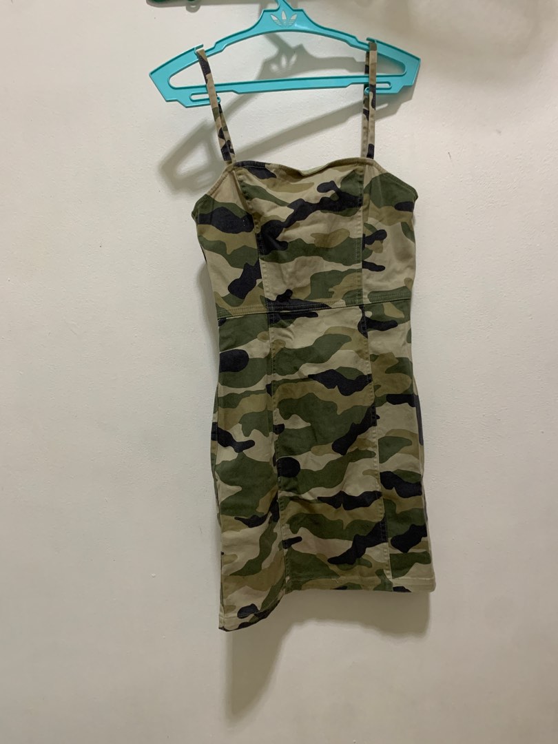 Camo dress h&m discount