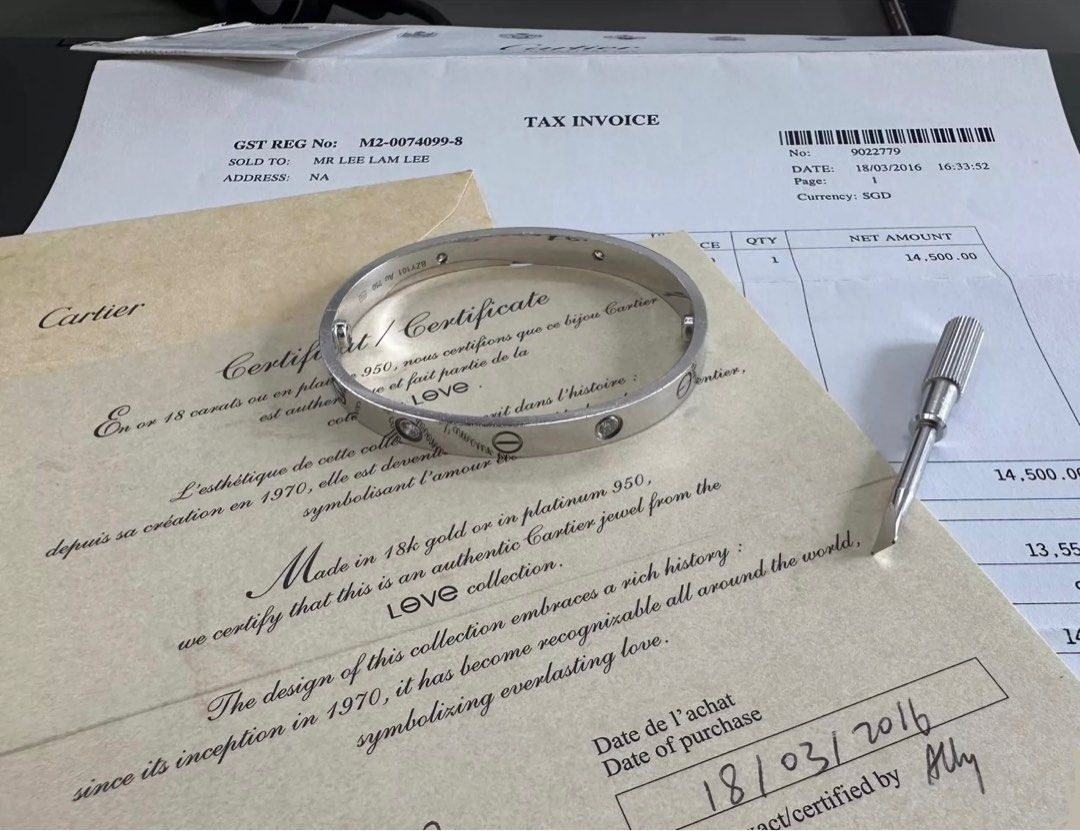 Cartier 2025 white gold