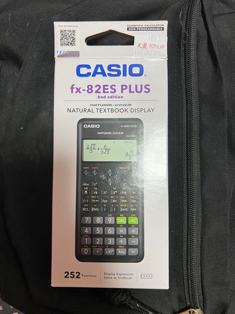 Casio fx 82es clearance plus es programable