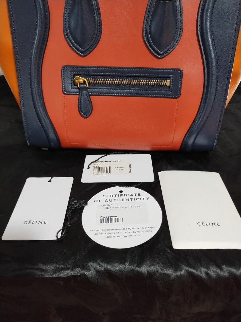 Celine micro luggage (Category: Luxury Bags & Wallets) located in Davao. Submitted by bagguysph (Listing ID 1276574524, Image 2). Description: CHRISTMAS SALE. Now 45,000 from 60,000 Authentic Bought in Fashionpile US like new To God be the Glory .
