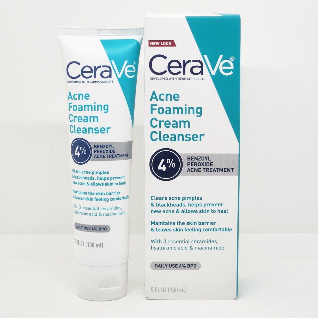 Cerave Acne Foaming 4% Benzoyl (Category: Face Care) located in Cavite. Submitted by bongalio (Listing ID 1276687918, Image 2). Description: ‼️SALE‼️ 100% Original Onhand Shipped from US We order in bulk from US so this costs less than buying in mall. NOTES: 📦 Since this is shipped from US, there are super small dents in boxes but quality is still the same. ♻️ Please manage your expectations in packaging as we are using repurposed boxes and plas