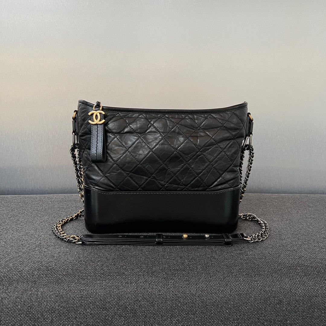 Chanel Gabrielle Bag Large Calfskin Black