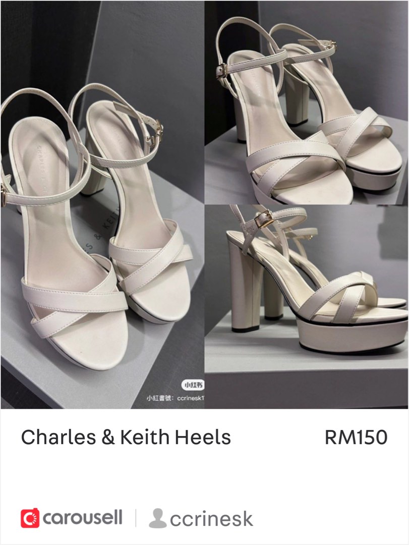 Charles Keith Heels Women s Fashion Footwear Heels on Carousell