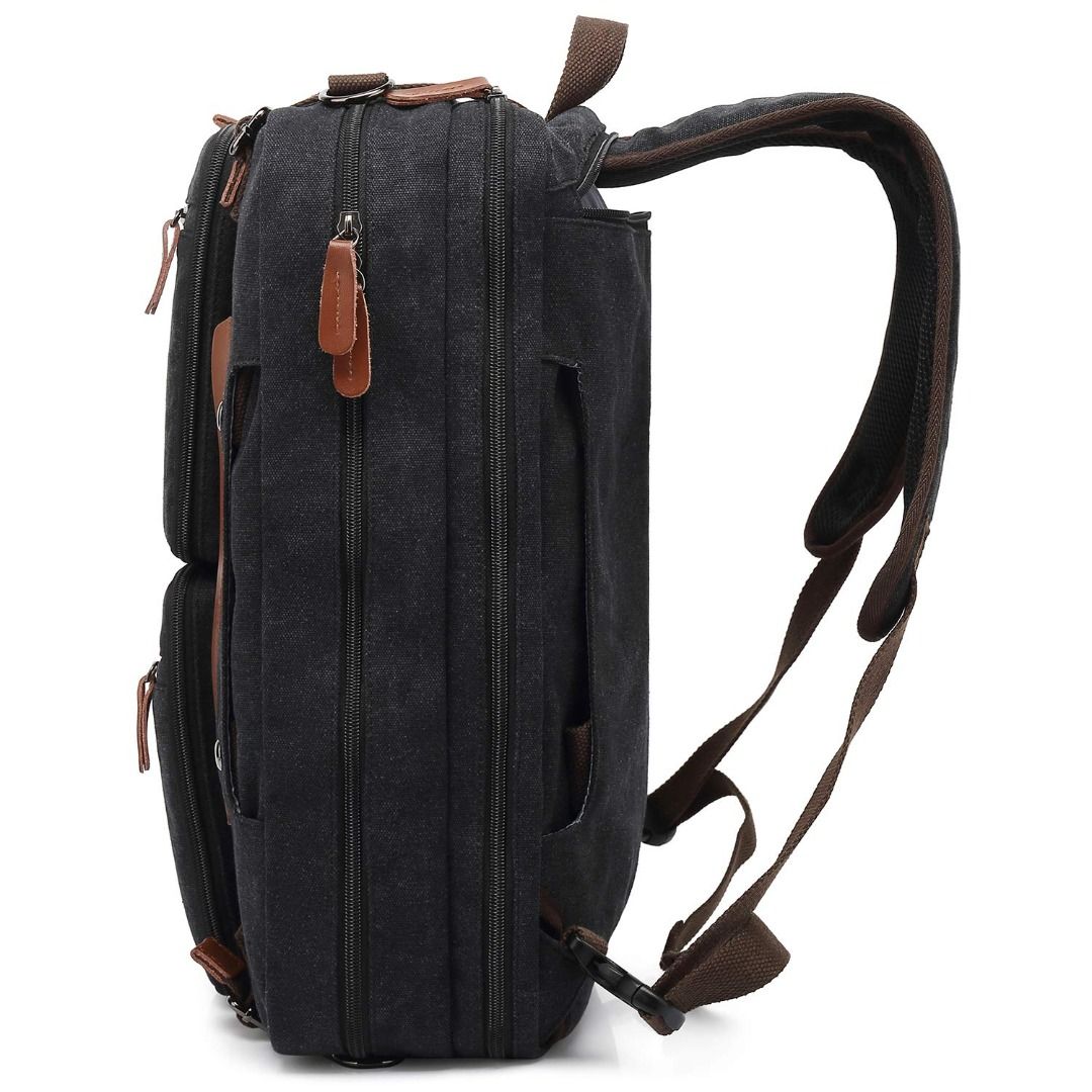 Convertible Backpack Briefcase Messenger Bag 15.6 Inch Laptop