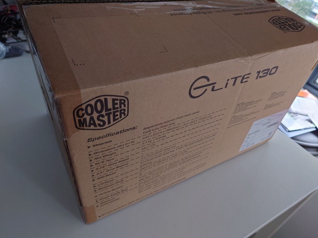 Cooler Master RC-130-KKN1 Elite 130 - Mini-ITX Computer Case with Mesh ...