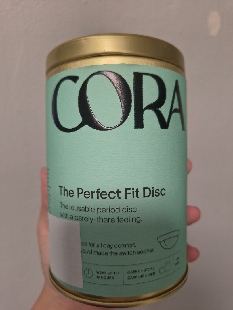 Cora Disc Reusable Period Disc Wear Up to 12-Hours NEW