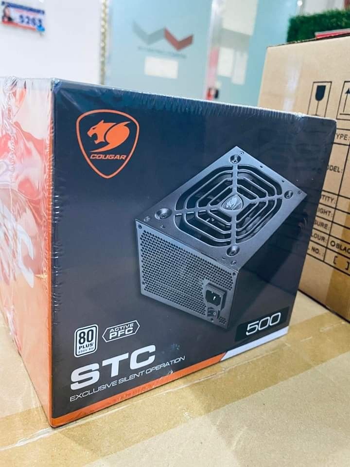 Cougar 500W 80+ Active PFC Power Supply PSU STC500, Computers & Tech ...