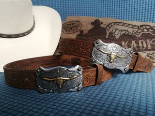 COWBOY/WESTERN BELT AND BUCKLE FOR KIDS - 2 available)