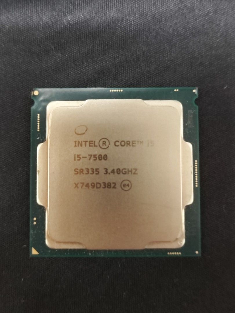 電腦cpu intel i5-7500, 電腦＆科技, 電腦周邊及配件, 電腦周邊產品