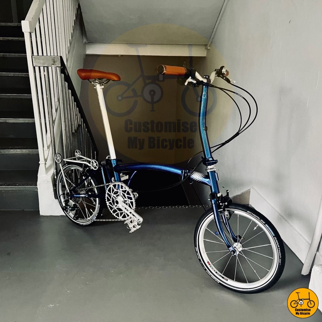 Crius Trifold 18” • 10 Speeds Shimano Tiagra • Litepro K-Pro Wheelset ...