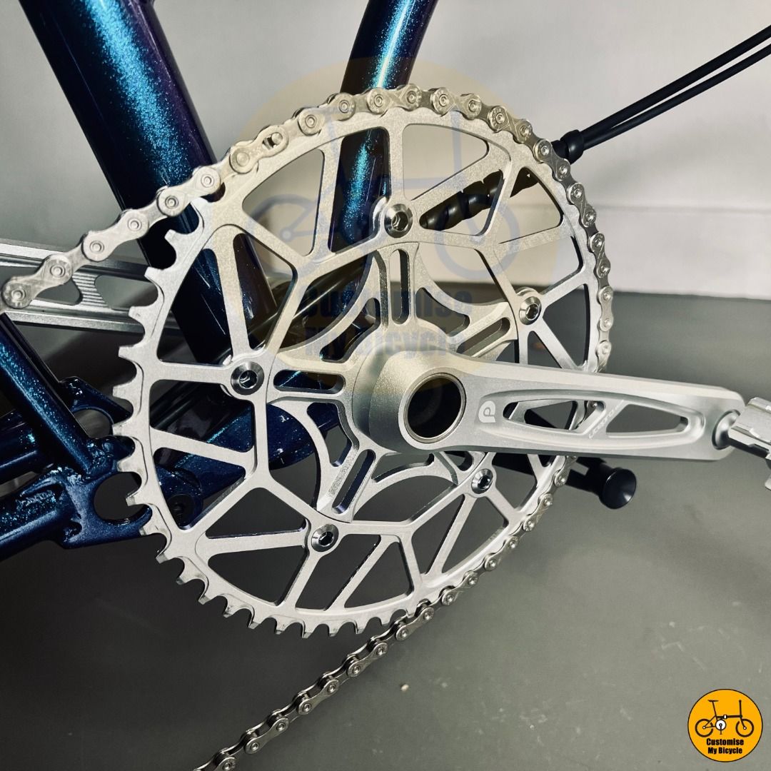Crius Trifold 18” • 10 Speeds Shimano Tiagra • Litepro K-Pro Wheelset ...