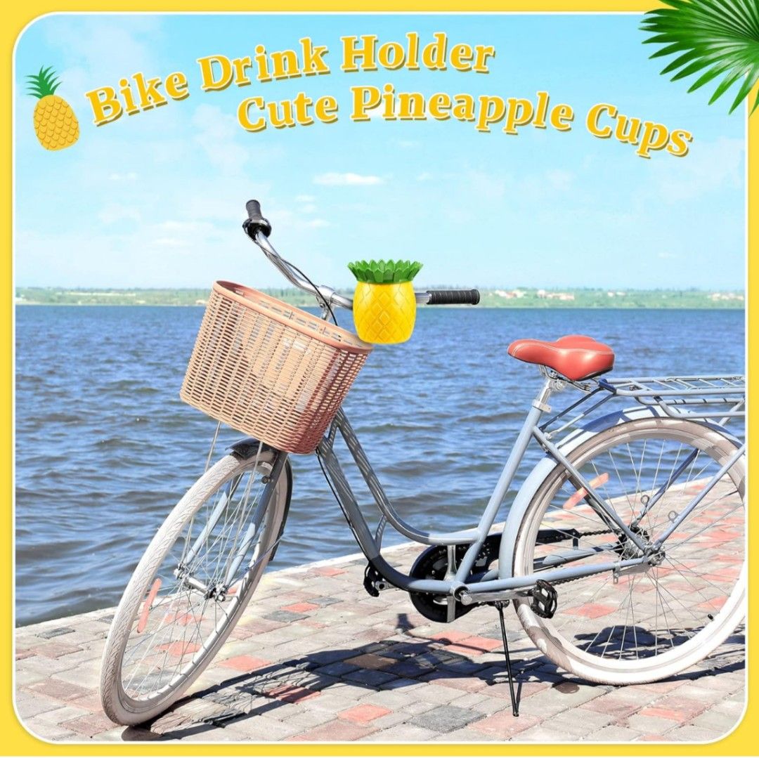 Cute Pineapple Cup Holder Sports Equipment Bicycles Parts Parts Accessories on Carousell