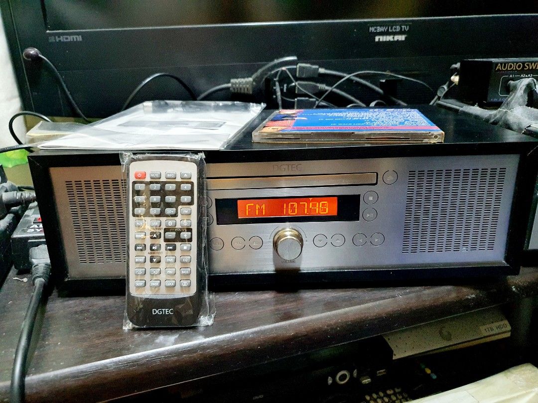 DGTEC BT Desk CD Micro Stereo System, Audio, Portable Music Players on ...