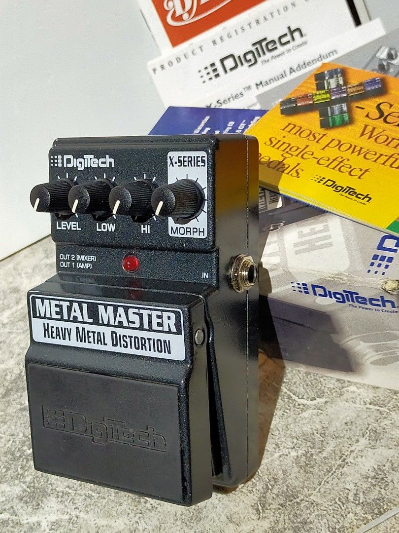 DigiTech Metal Master Distortion 電吉他 效果器, 耳機及錄音音訊設備, 其他音響配件及設備在旋轉拍賣