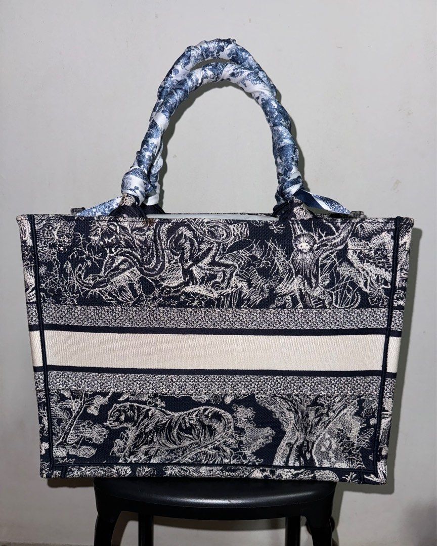 Christian dior cheap book tote personalized