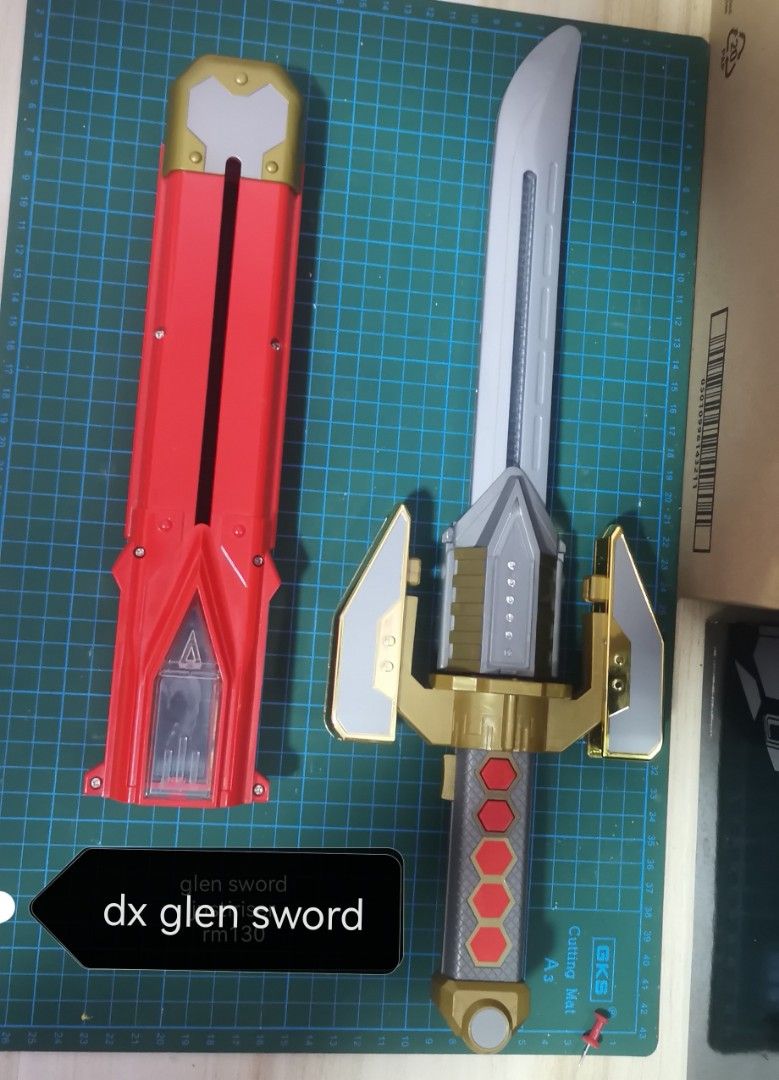 Dx glen sword justiriser konami, Hobbies & Toys, Toys & Games on Carousell