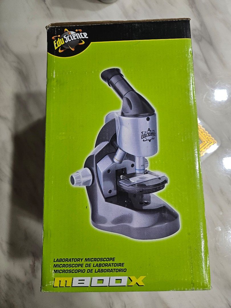 EduScience Light Microscope (Category: Educational & Learning Toys) located in Singapore. Submitted by fireezone (Listing ID 1276595314, Image 2). Description: Well used Light Microscope Toy - Good condition Light Microscope Body with Objective Lens - 1 Additional Objective Lens.