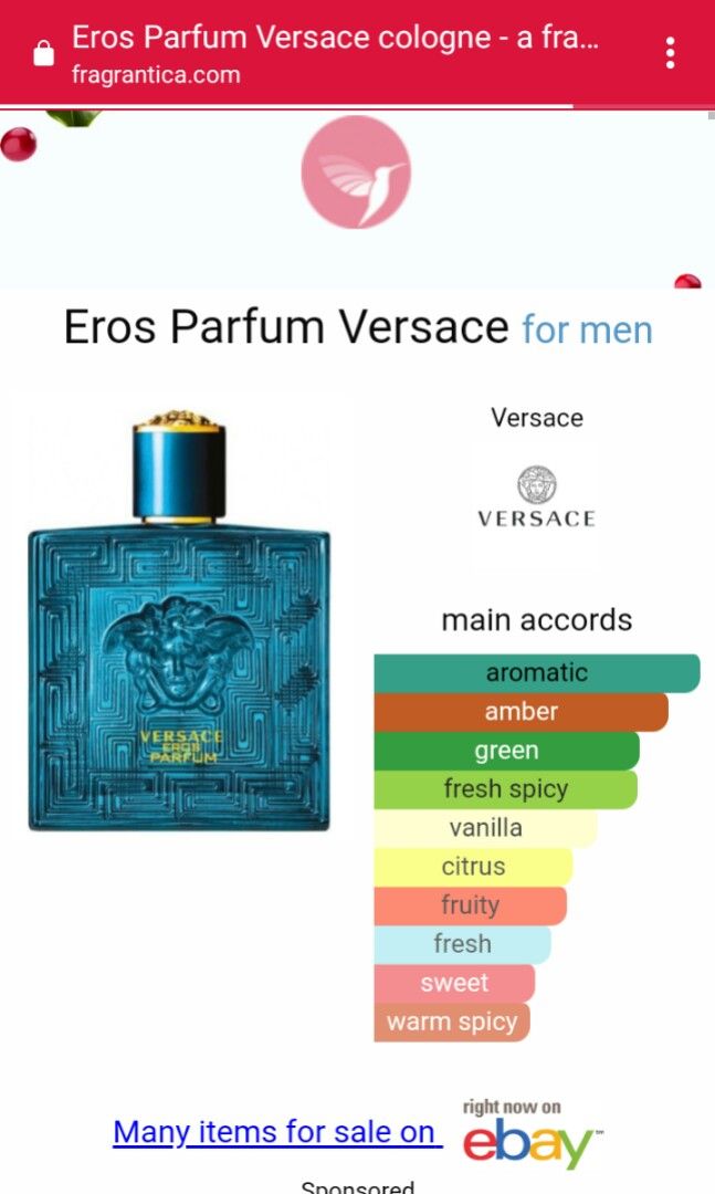 Men's Cologne Versace Eros Cologne Sale VERSACE EROS EDT