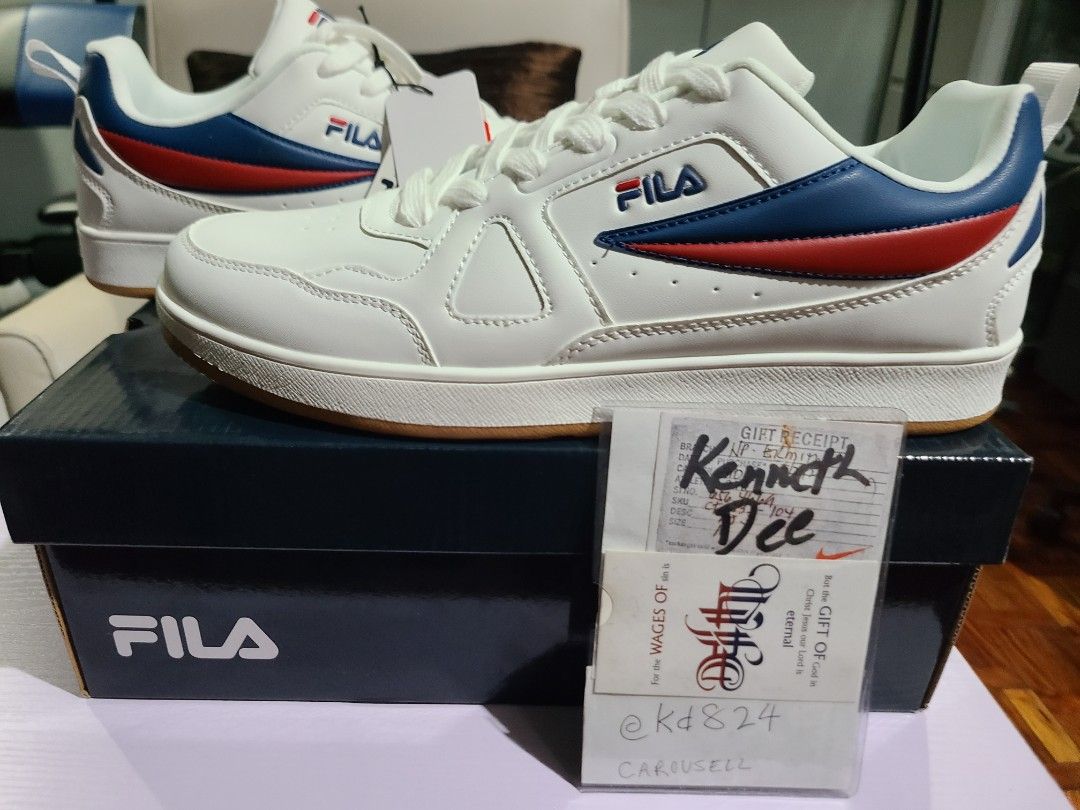 Fila Heritage Intimo Uno Jogger Retro Running Sneakers Gum Red Blue White Shoes Size 11 Brand New w Box Papers Inserts Tags Men s Fashion Footwear Sneakers on Carousell