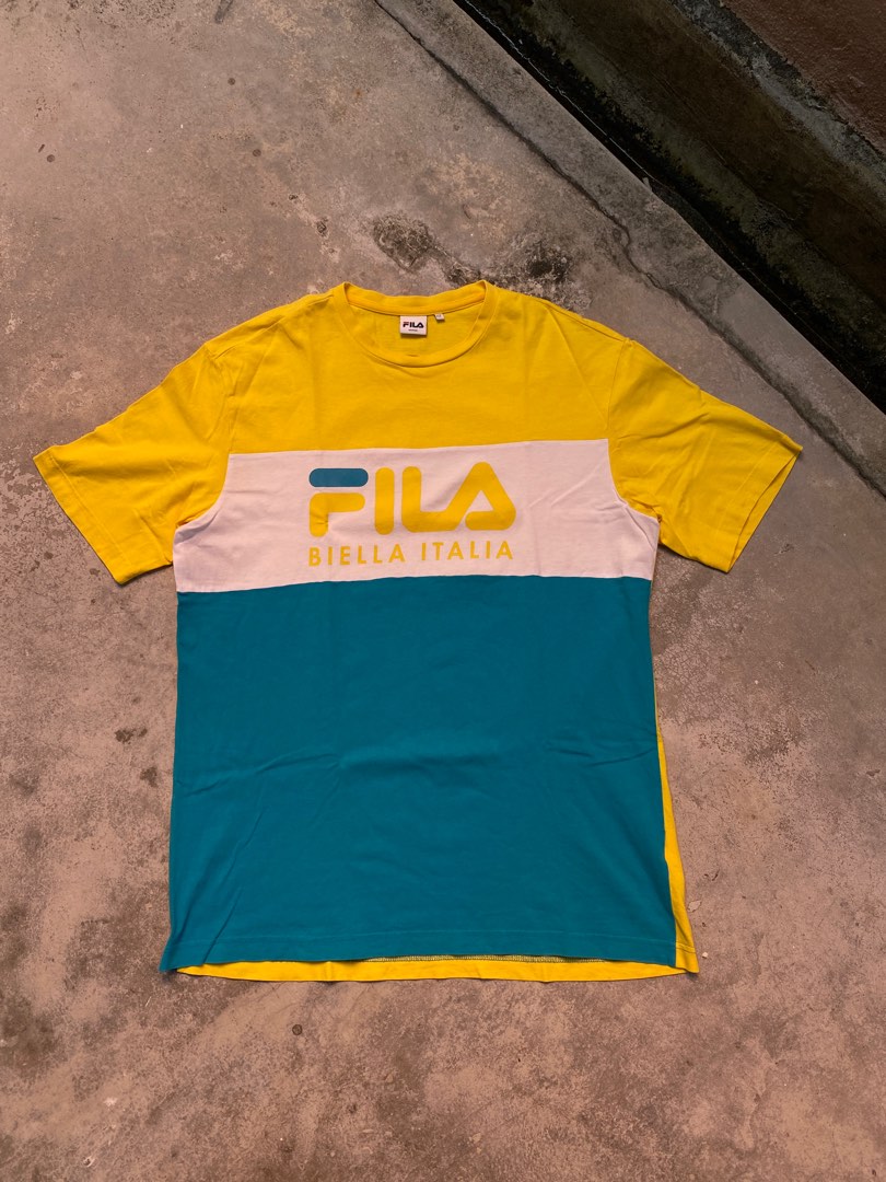 T-shirt sales fila jaune