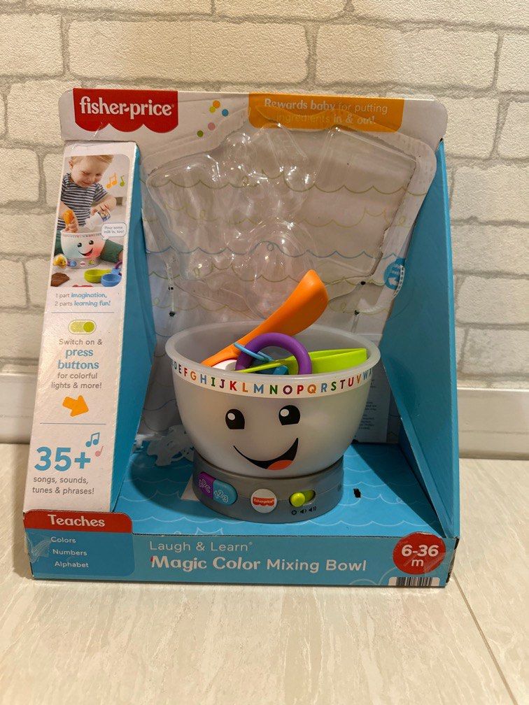 Fisher Price Magic Colour Mixing Bowl baby infant toddler toy