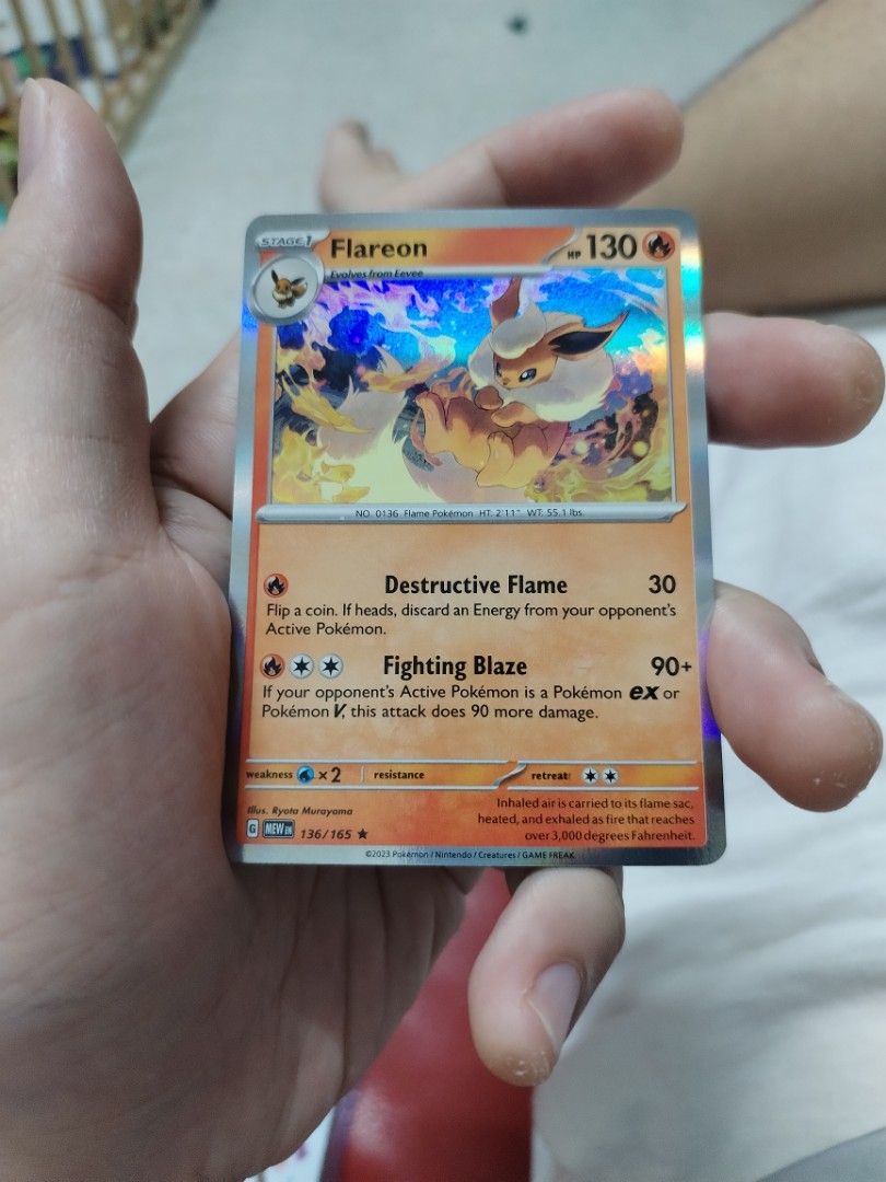 flareon 151 pokemon ptcg trading card game eevee rare holo, Hobbies & Toys, Toys & Games on Carousell flareon 151 pokemon ptcg trading card game eevee rare holo, Hobbies & Toys, Toys & Games on Carousell