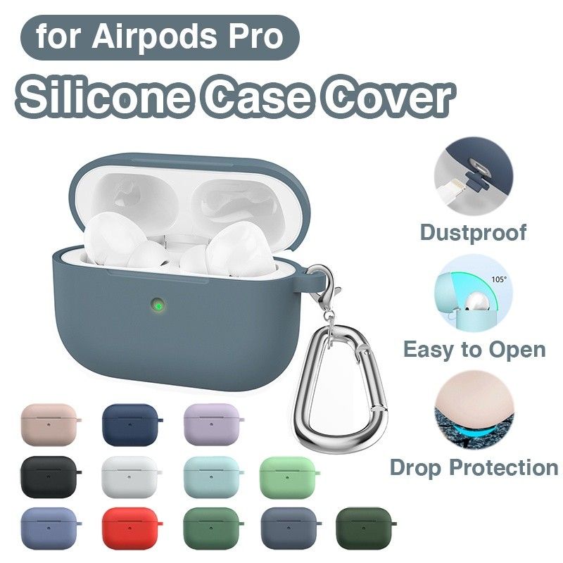 Shockproof case with hook for AirPods Pro
