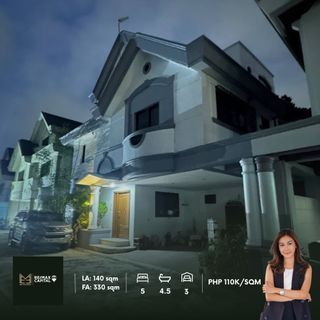 FOR LEASE: 5BR House and Lot in Classica Victoria, New Manila, Quezon City