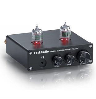Pré Amplificador Phono Toca Disco Fosi Box X4 Valvulado - Mm
