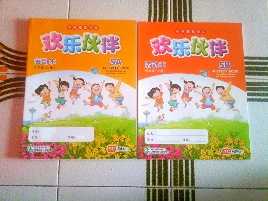 Foundation Chinese Activity Books 5A & 5B, Hobbies & Toys, Books &  Magazines, Textbooks on Carousell