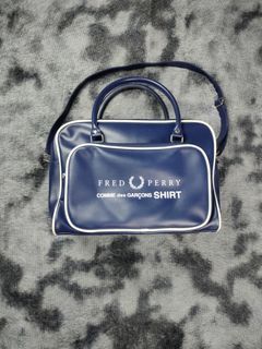 Fred Perry x CDG Tennis Holdal Leather bag