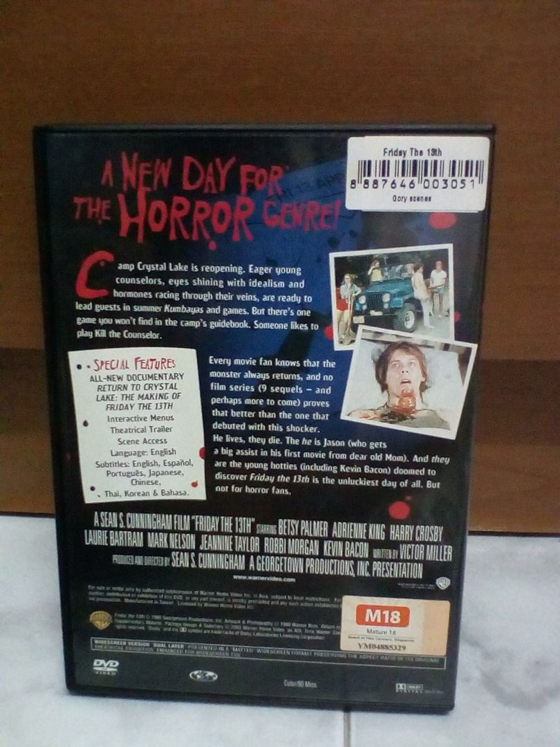 Free DVD Movie Friday the 13th Hobbies Toys Music Media
