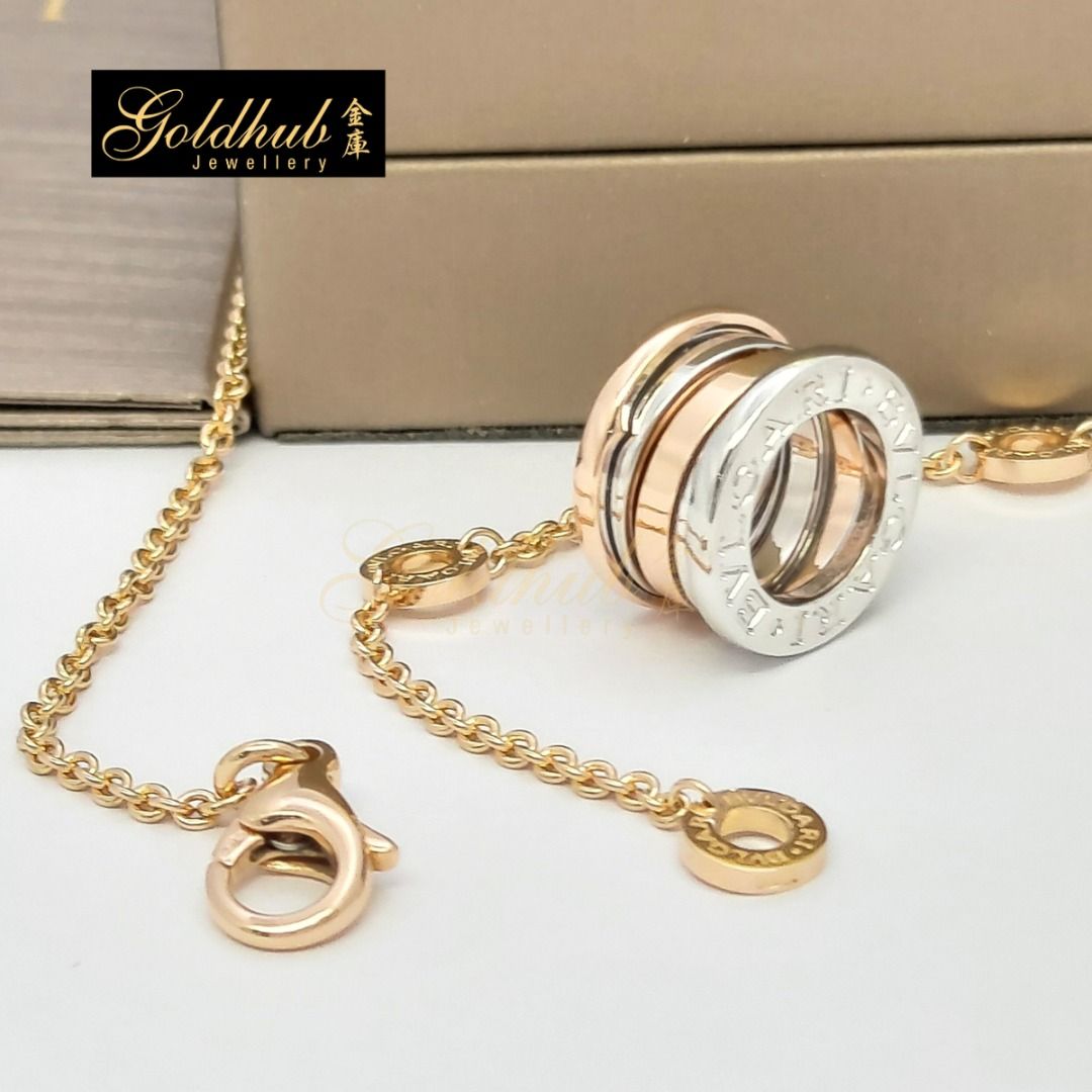 Reserved Full set Pre loved Bvlgari B.zero1 Necklace in 750