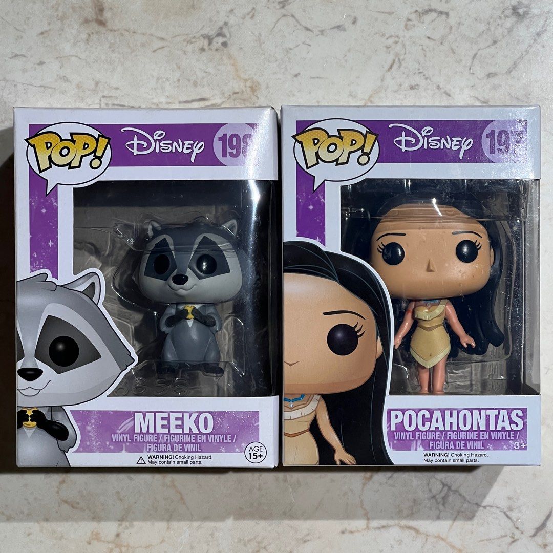 Funko Pop Disney Pocahontas and Meeko Hobbies Toys Toys