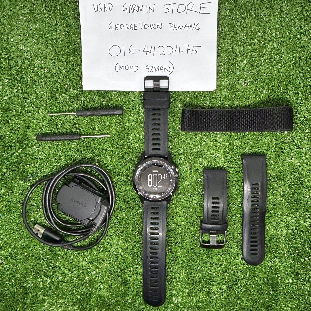 Garmin Fenix 3HR Sapphire GPS 51mm Men s Fashion Watches