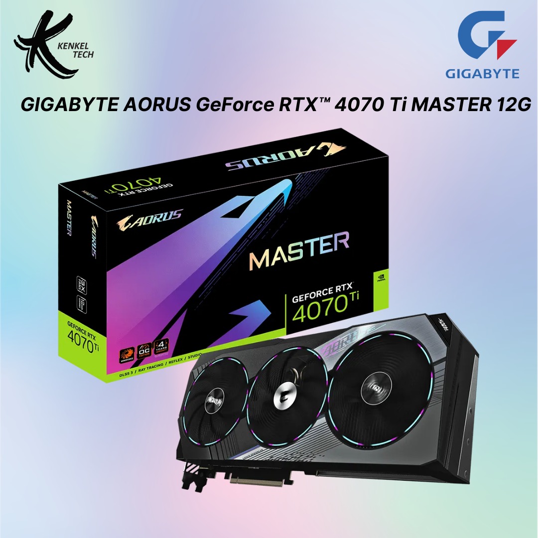 GIGABYTE AORUS GeForce RTX 4070 Ti MASTER 12G Graphic Card
