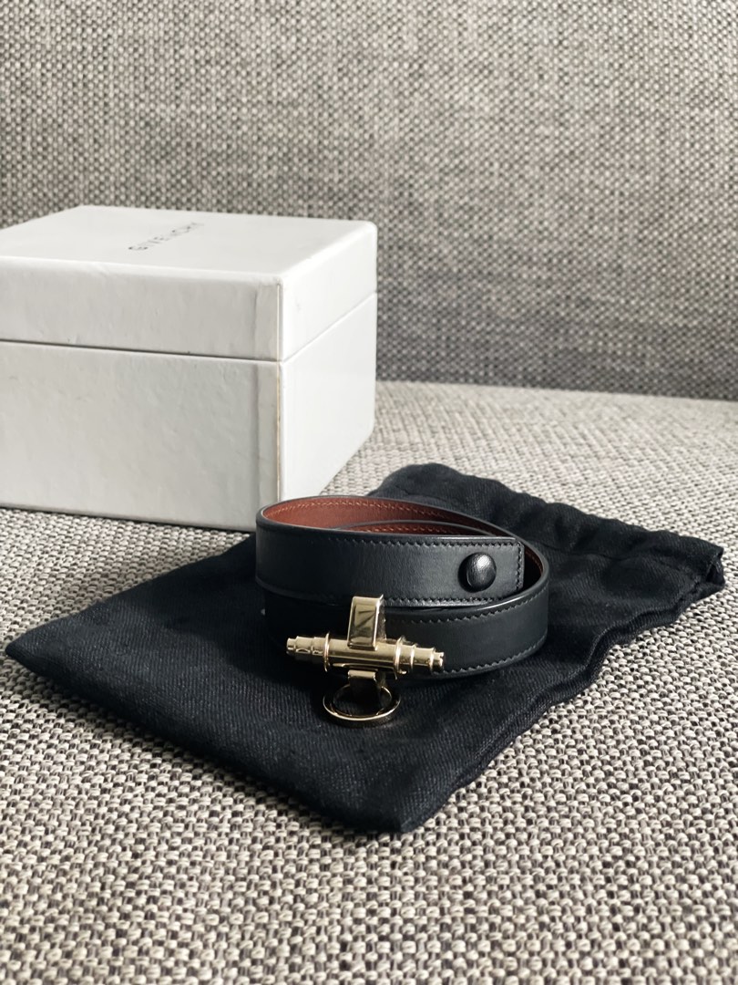 Givenchy Obsedia Bracelet in Black Luxury Accessories on Carousell