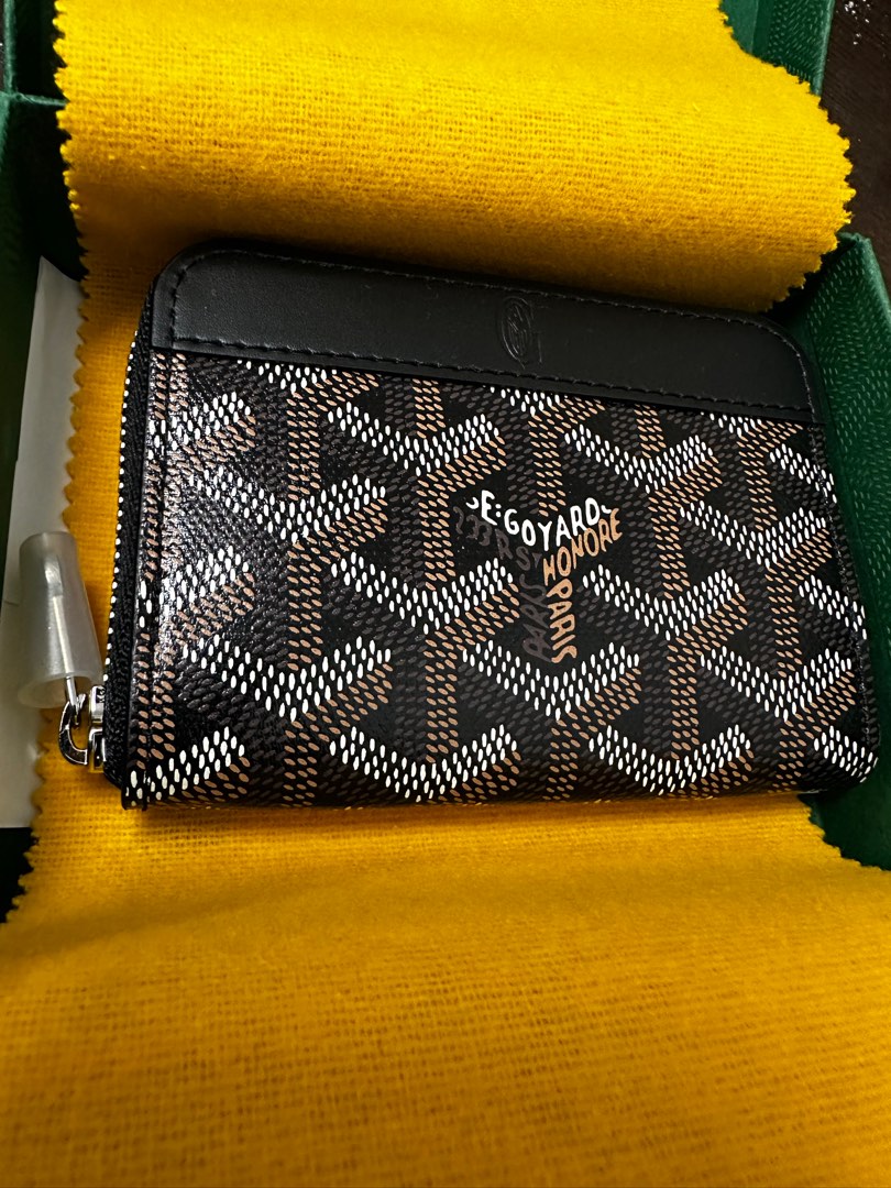 Goyard Matignon Mini Wallet Black Luxury Bags Wallets on Carousell