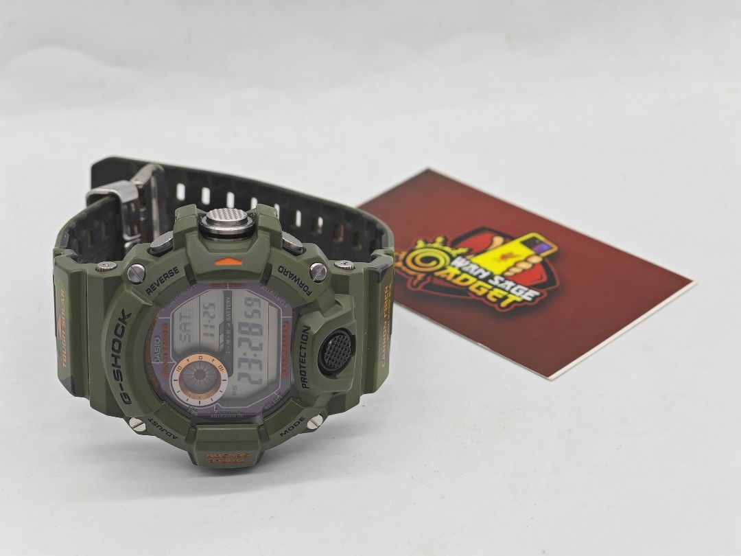 G Shock GW 9400 CMJ Rangeman Green Camouflage