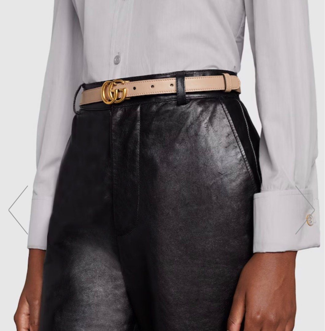 Gg marmont reversible cheap leather belt