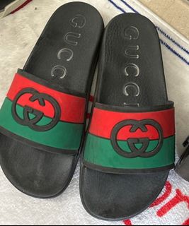 SALE Givenchy Camo Logo Slide Men s Fashion Footwear Flipflops