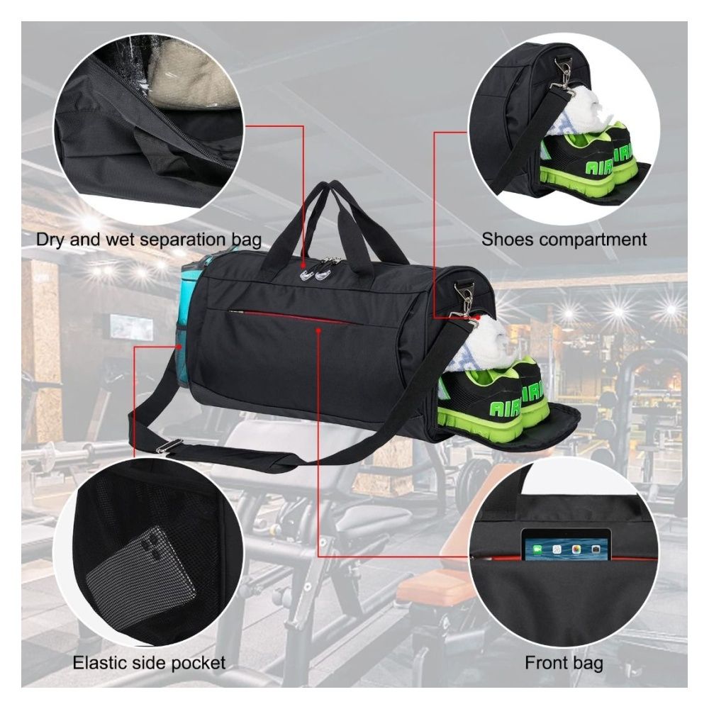 Basketball gym bag best sale with shoe compartment